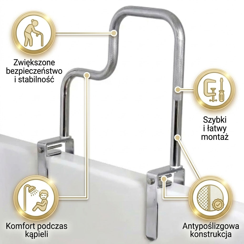 Uchwyt Łazienkowy SeniorGrip Pro