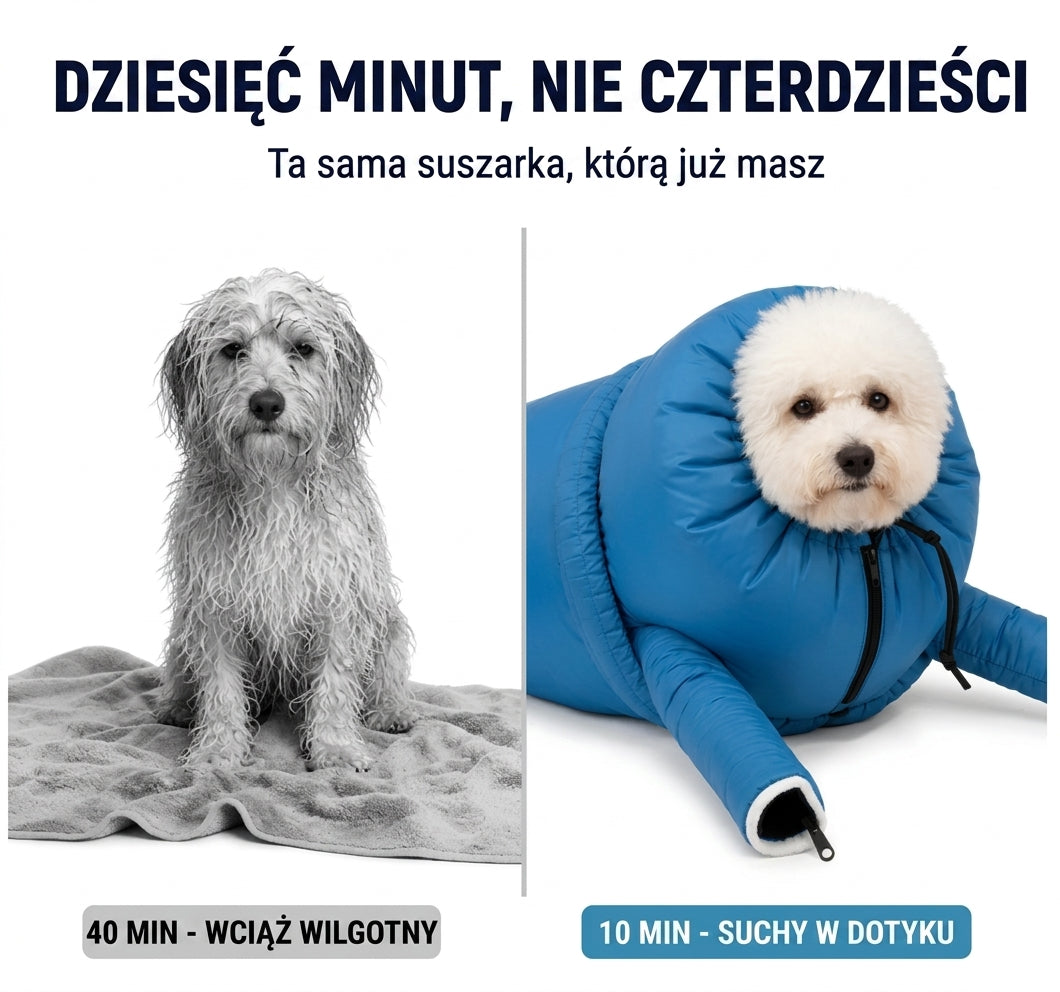 SuchyPiesek - Płaszcz do suszenia pupila