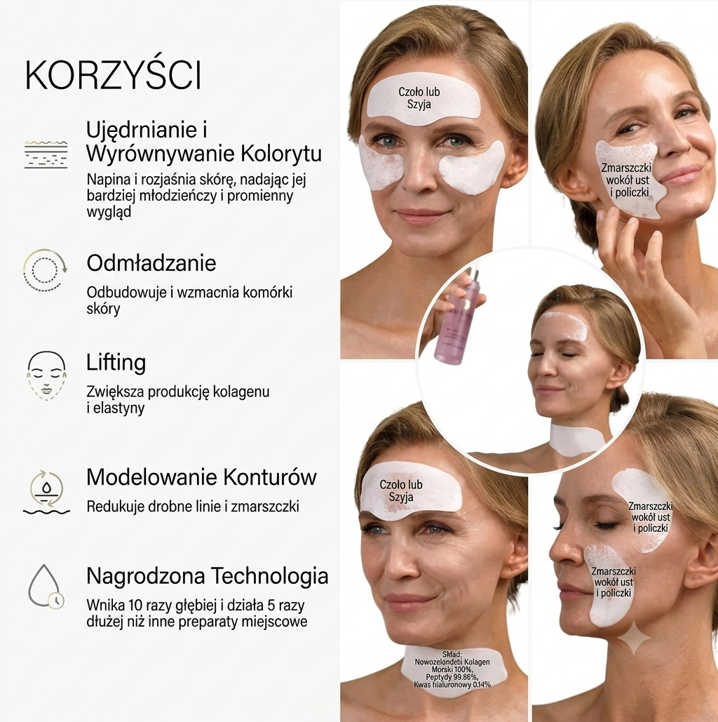 Rozpuszczające płatki odmładzające