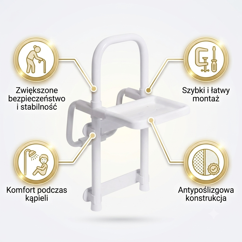 Uchwyt Łazienkowy SeniorGrip Pro