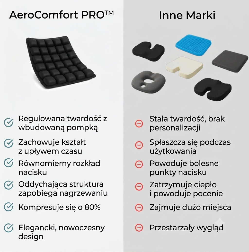 AeroComfort – Ergonomiczna Poduszka Ortopedyczna