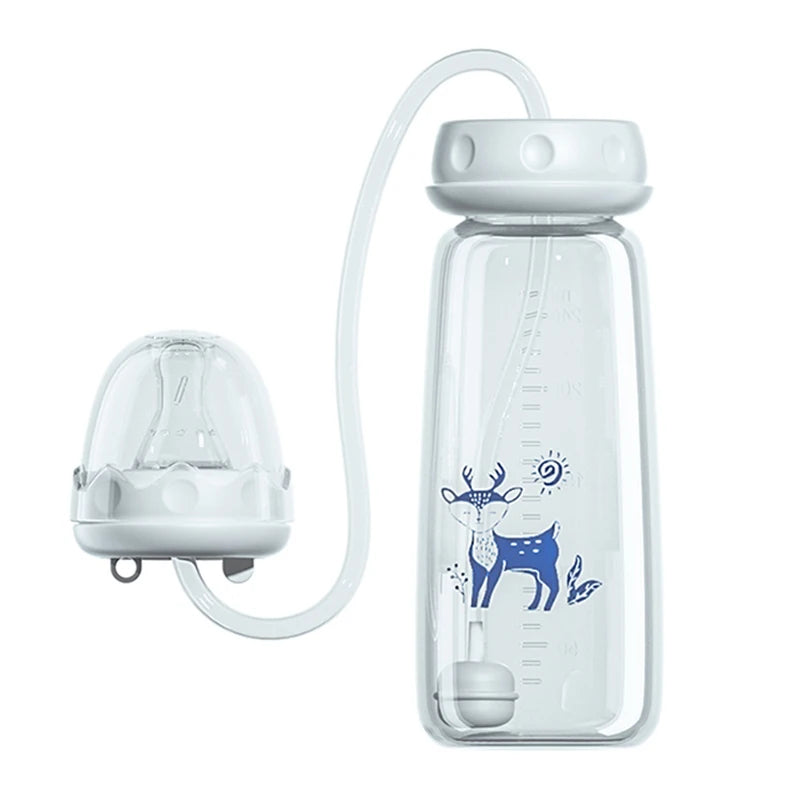 NieKapek | Antykolkowa Butelka ze Słomką 240 ml