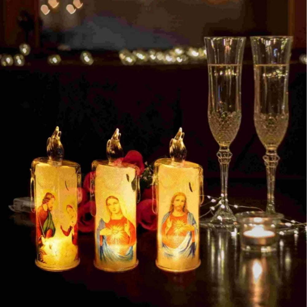 Świeca LED „Wieczny Blask" 🕯️