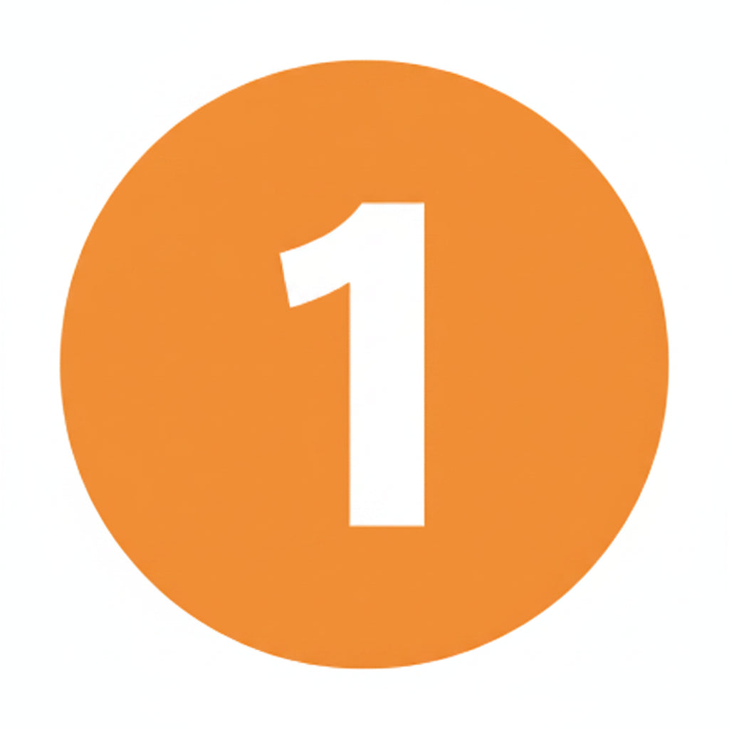 <svg xmlns="http://www.w3.org/2000/svg" width="32" height="32" viewBox="0 0 24 24" fill="none">
  <circle cx="12" cy="12" r="10" fill="#FF6600"/>
  <text x="12" y="16" font-size="12" font-weight="bold" fill="#FFFFFF" text-anchor="middle">1</text>
</svg>