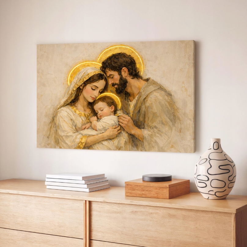 Obraz Religijny na Płótnie – Premium Gallery Wrapped